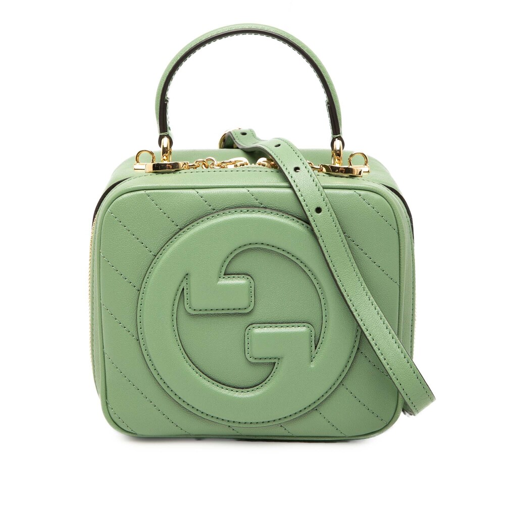 Pre-Loved Gucci Matelasse Calfskin Blondie Top Handle Satchel - Picture 1 of 7